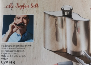 AVON Flachmann in Schnauzerform